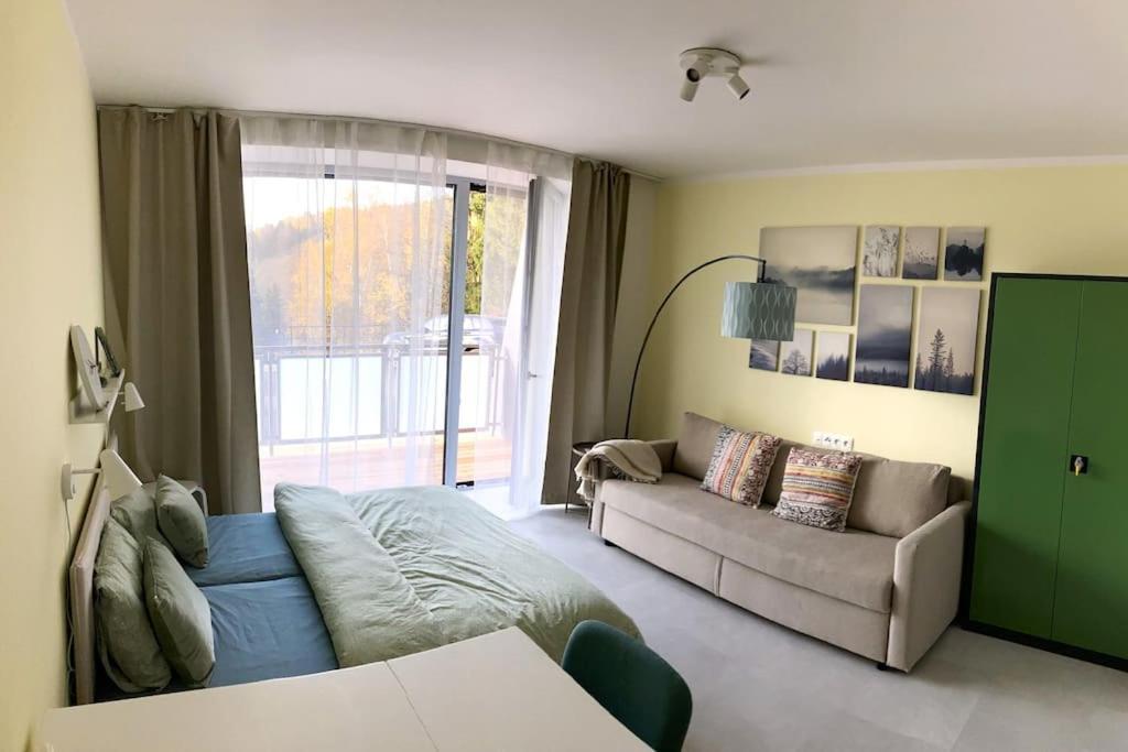 Appartamento Horsky Apartman Achat Janov nad Nisou Esterno foto